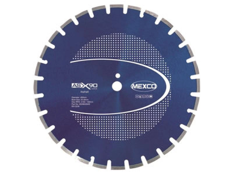Image of MEXCO MEXCO ASX9045025 Asphalt X90 Grade Diamond Blade 450 x 25mm MEXASX90450 ZT5768787S