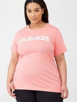 Image of Adidas Plus W E Lin S Tee - Pink