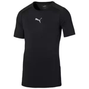 Image of Puma TB Short Sleeve T Shirt Mens - Black