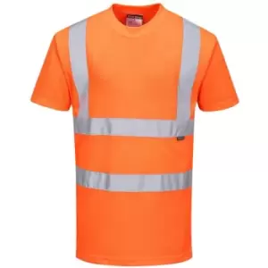Image of Portwest RT23ORR5XL - sz 5XL Hi-Vis T-Shirt RIS - Orange
