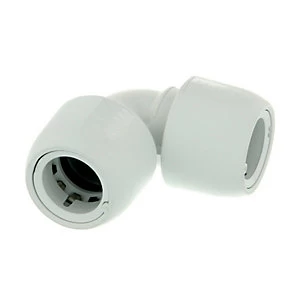 Image of Hep2O HD5/22W Push Fit 90 deg Elbow - 22mm