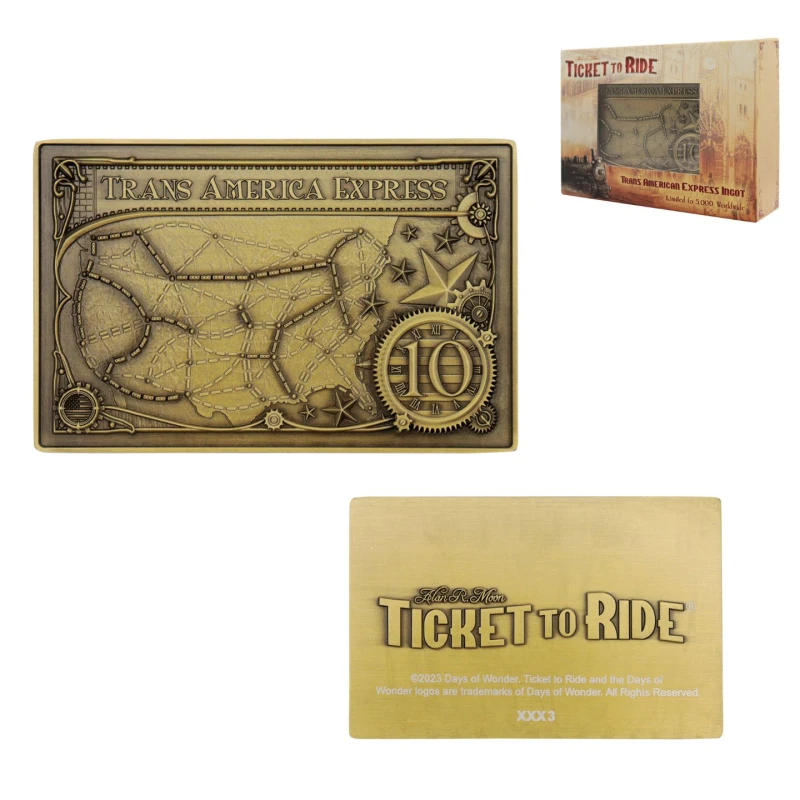 Image of Ticket to Ride Trans America Express Ingot Metallics unisex