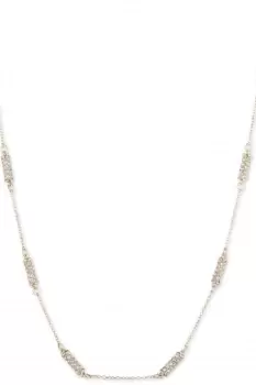 Image of Lauren Ralph Lauren Jewellery NK 16" PAVE TUBE COLLAR - GLD/CRY 14N00132