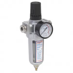 Image of Genuine SEALEY SA2001/FR Air Filter/Regulator with Gauge