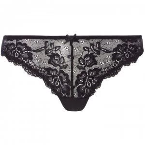 Image of Dorina Lianne lace thong - Black