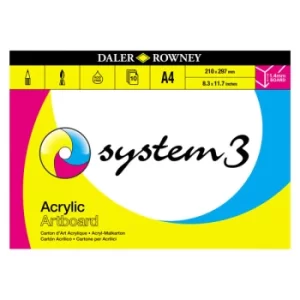 Image of Daler-Rowney System3 Artboard Pad A4 10 Sheets
