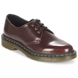Image of Dr Martens VEGAN 1461 womens Casual Shoes in Bordeaux,5