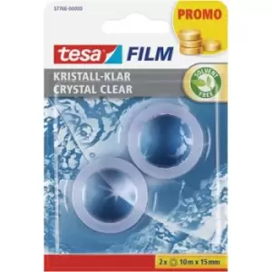 Image of tesa 57766-00000-14 Tesa film crystal Transparent (L x W) 10 m x 15mm 2 pc(s)