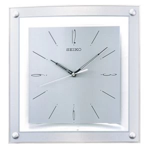 Image of Seiko QXA330S Elegant Wall Clock - Silver