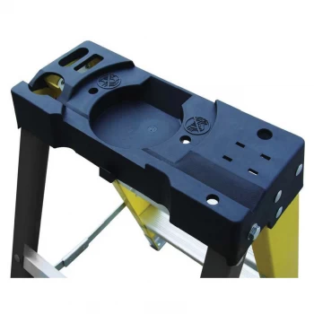 Image of GPC CLIMB-IT GLASS FIBRE PLATFORM STEP 4 Treads Tool Tray