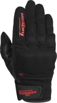 Image of Furygan Jet D3O Motorcycle Gloves, black-red Size M black-red, Size M