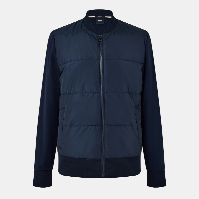 Image of Boss Mens Skiles 42 Hybrid Jacket Dark Blue male S