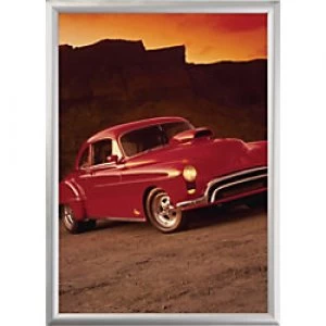 Image of Stewart Superior Wall Mountable Snap Frame A5 210 x 12 x 260 mm Silver