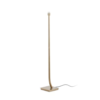 Image of Rem 1 Light Floor Lamp Antique Gold - Shade Not Included, E27