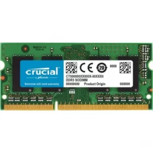 Image of Crucial 8GB 1600MHz DDR3L Laptop RAM