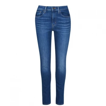 Image of Levis 721 High Rise Skinny Jeans - Good Evening