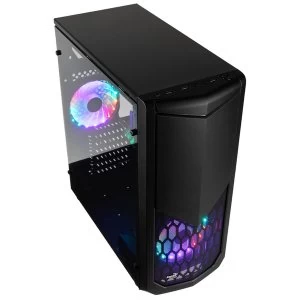 Image of Aerocool Tomahawk FAW RGB Mid-Tower Case - Black Window