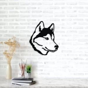 Image of Hachiko Black Decorative Metal Wall Accessory