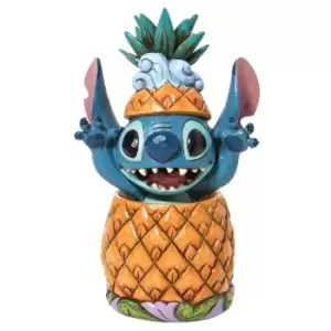 Image of Disney Traditions Stitch In A Pineapple Figurine