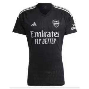 Image of 2023-2024 Arsenal Home Goalkeeper Shirt (Black)