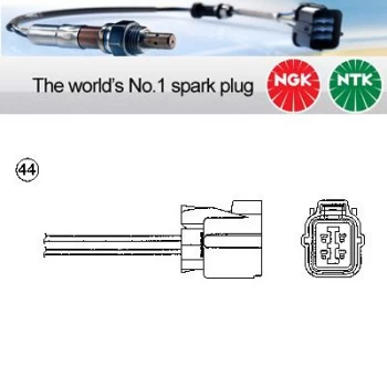 Image of 1x NGK NTK Oxygen O2 Lambda Sensor OZA614-H3 OZA614H3 (0071)