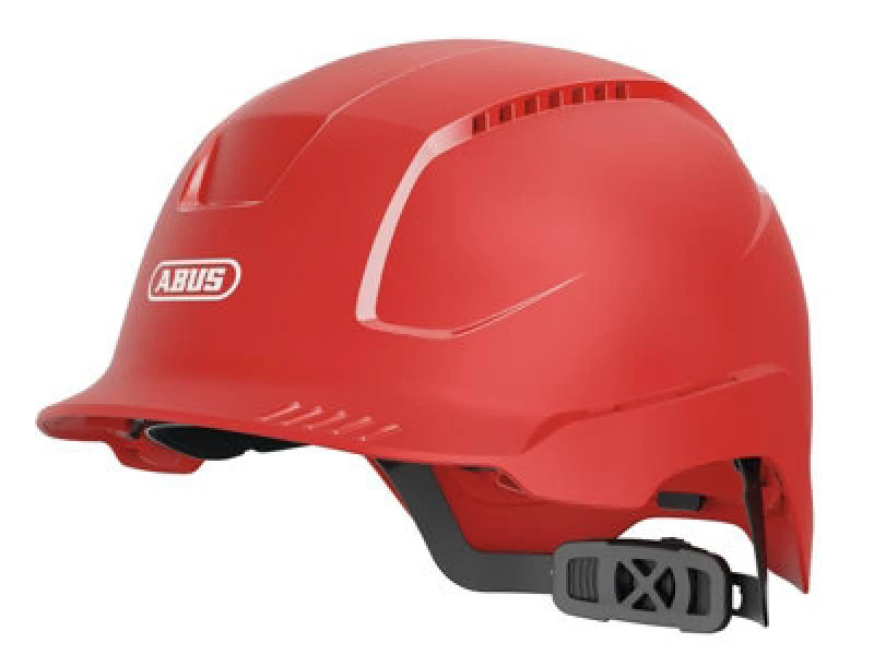 Image of Abus SCATOR Vented Safety Helmet Red 41397