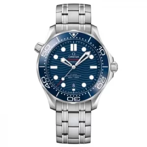 Image of Omega Seamaster Diver Mens Stainless Steel Bracelet Watch