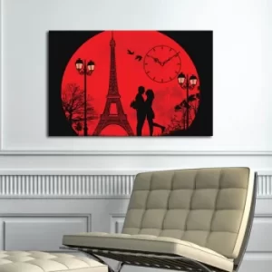 Image of 5070CS-90 Multicolor Decorative Canvas Wall Clock