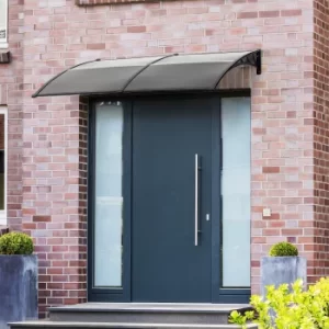 Image of Outsunny Front Door Canopy Awning Outdoor Window Rain Shelter Cover