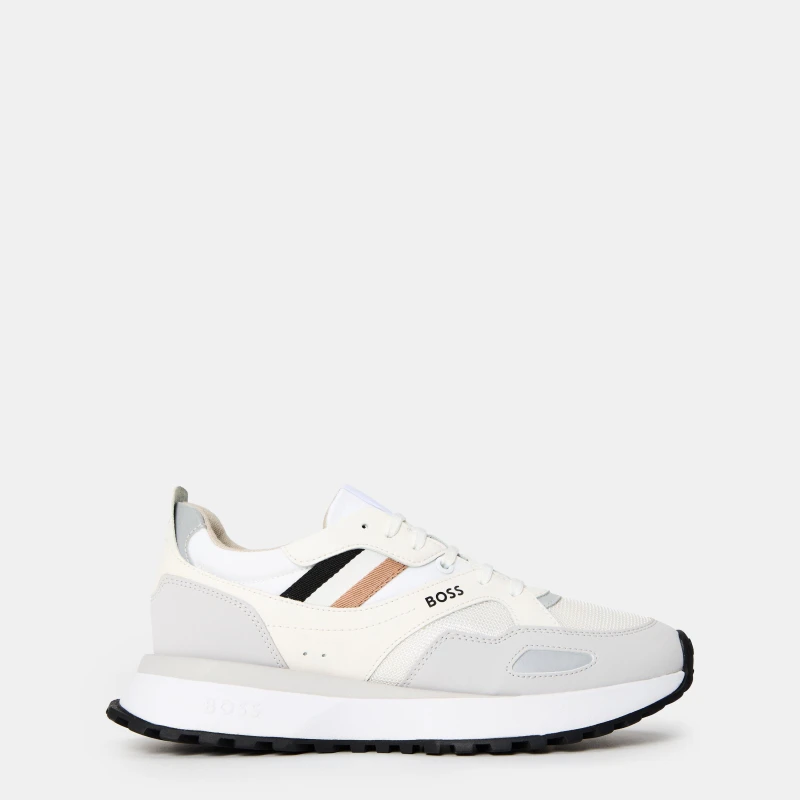 Image of Boss Womens Jonah MXP Running-Inspired Trainers White female 7 (40)