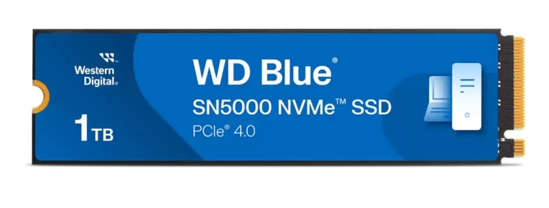 Image of WD Blue SN5000 1TB M.2 PCIe 4.0 NVMe SSD/Solid State Drive