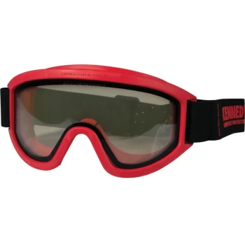 Image of Condor Red Goggles Clear Lens Anti-fog/Scratch/Gas - Kennedy