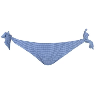 Image of Jack Wills Tallian Tie Side Bikini Bottoms - Blue 040