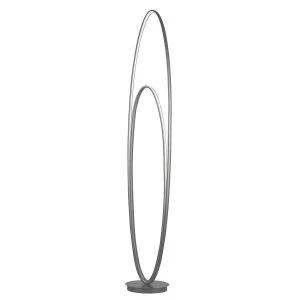 Image of WOFI WIZ Collin Floor Lamp - Nickel Matt