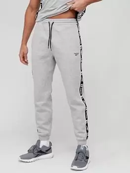 Image of Reebok RI Tape Joggers - Medium Grey Heather, Size S, Men