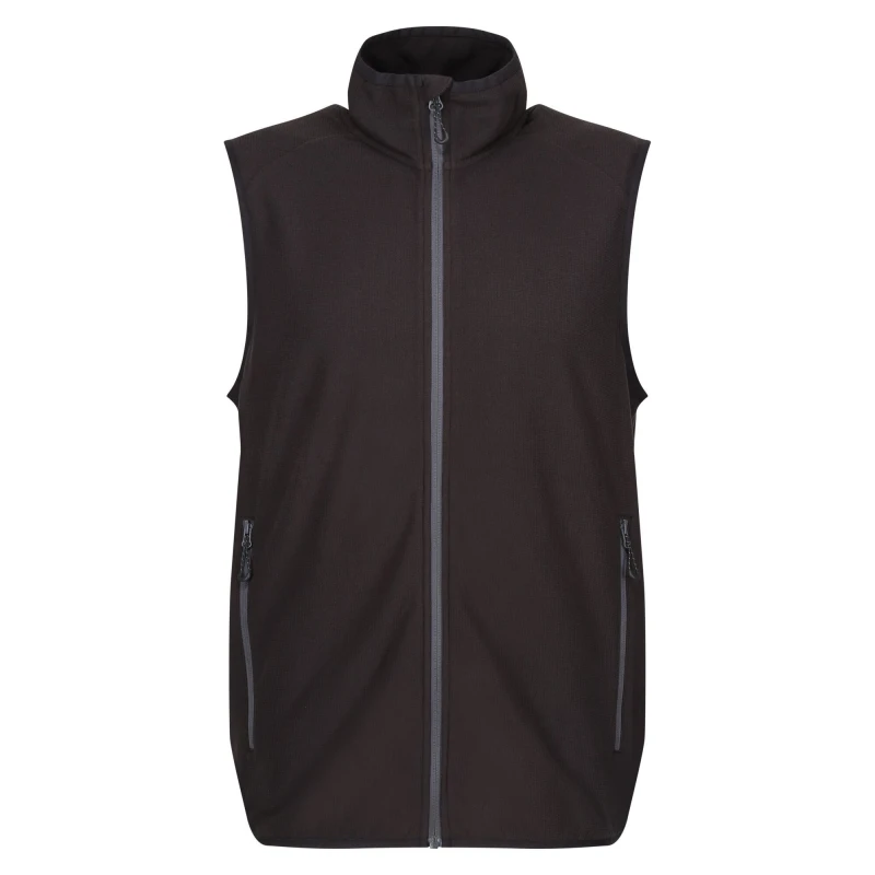 Image of Regatta Professional Mens Fleece Gilet in Black Size: Small Black Male S
