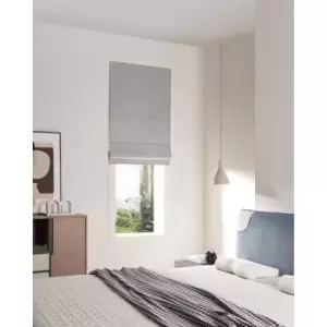 Image of Little Black Book Roman Blind Linen Look Grey 120X140Cm
