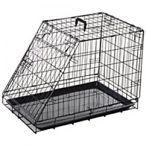 Image of PawHut Dog Cage Black 480 mm x 760 mm x 550 mm