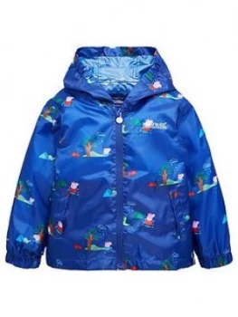 Image of Regatta Boys Peppa Pack-It Jacket - Royal Blue, Royal Blue, Size 6-12 Months