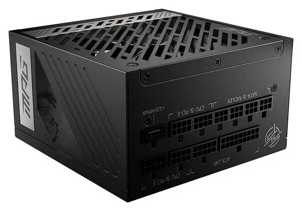 Image of MSI MPG A1000PG PCIE5 1000 Watt Power Supply