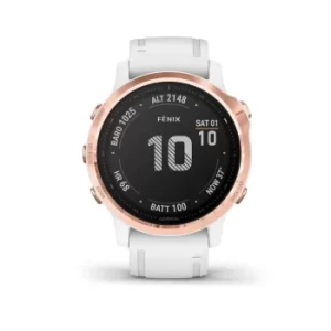 Image of Garmin fenix 6S Pro Ladies White Silicone Strap Smart Watch