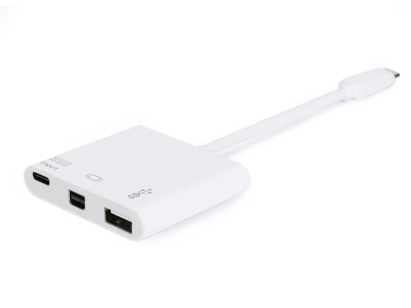 Image of Equip USB Type C to Mini DisPlayPort Female/USB A Female/PD Adapter