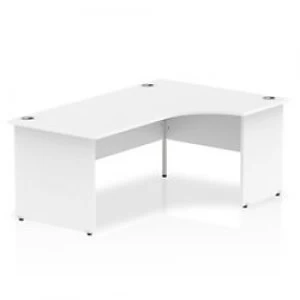 Image of Impulse Panel End 1800 Right Hand Crescent Desk White