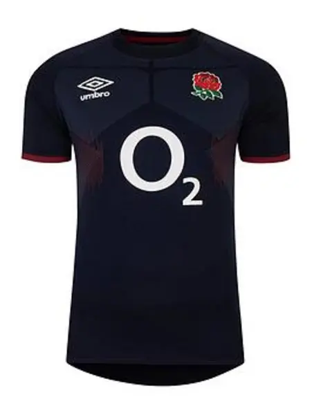 Image of Umbro Junior England Alternate Replica Short Sleeved Jersey - Navy, Size M