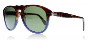 Image of Persol PO0649 Sunglasses Tortoise / Blue 102258 54mm
