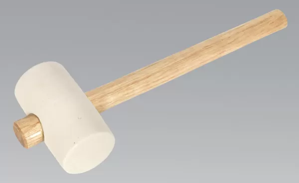 Image of Genuine SEALEY RMW16 Rubber Mallet 1lb White