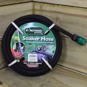Image of Kingfisher 15m x 12.5mm Porous Garden Soaker Hose Pipe