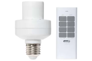 Image of Maplin ORB RF Remote Controlled Mains Light Bulb Socket with Remote Control