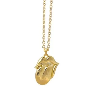Image of The Rolling Stones - Gold Tongue Necklace