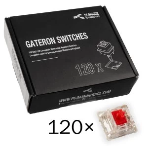 Image of Glorious PC Gaming Race Gateron Red Switches - Linear Silent (120 pieces)